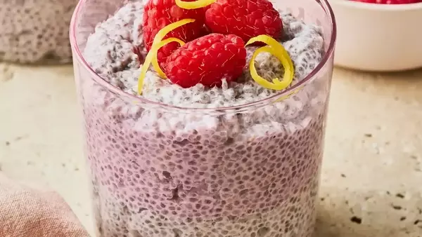 Velvety Raspberry Chia Pudding: A Nutrient-Rich Delight