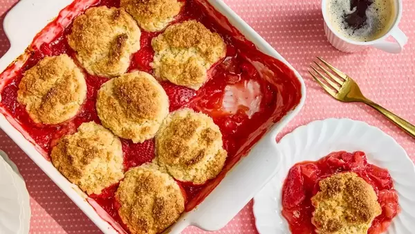 Perfect Strawberry Cobbler with Biscuit Topping