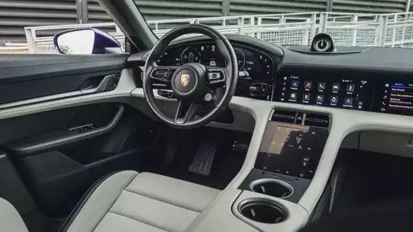 2025 Porsche Taycan 4: A Look Inside the Refined Electric Sedan