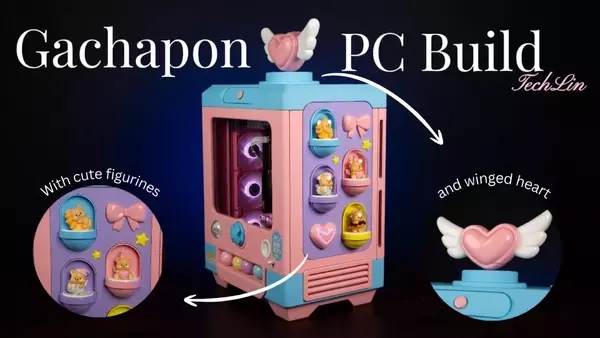 A Whimsical Gachapon PC Build Steals the Show at Computex
