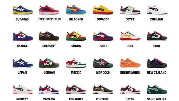 BAPE and KidSuper Unite for 2026 World Cup Sneaker Collection