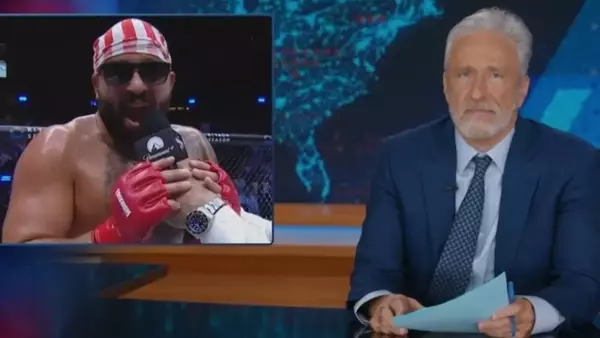 Jon Stewart Criticizes Fighter Josh Hokit's Offensive Remark at UFC Event