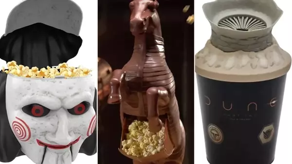 The Most Unconventional Popcorn Containers from Recent Cinema Releases