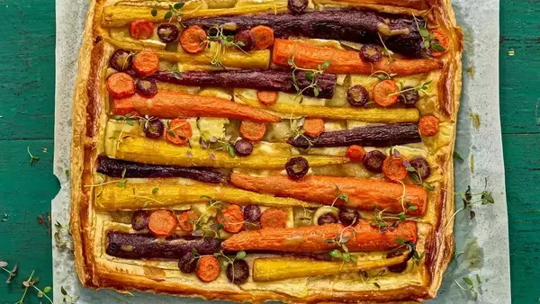 Effortless Elegance: Crafting a Savory Carrot and Brie Tart